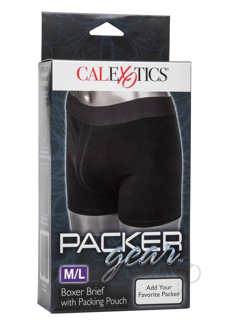 Packer Gear Boxer Brief with Packing Pouch - M/L - Black