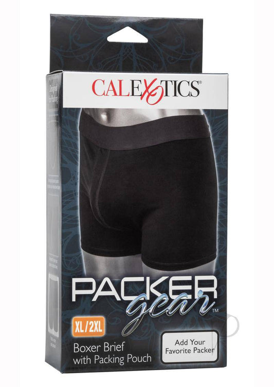 Packer Gear Boxer Brief with Packing Pouch - XL/2XL - Black