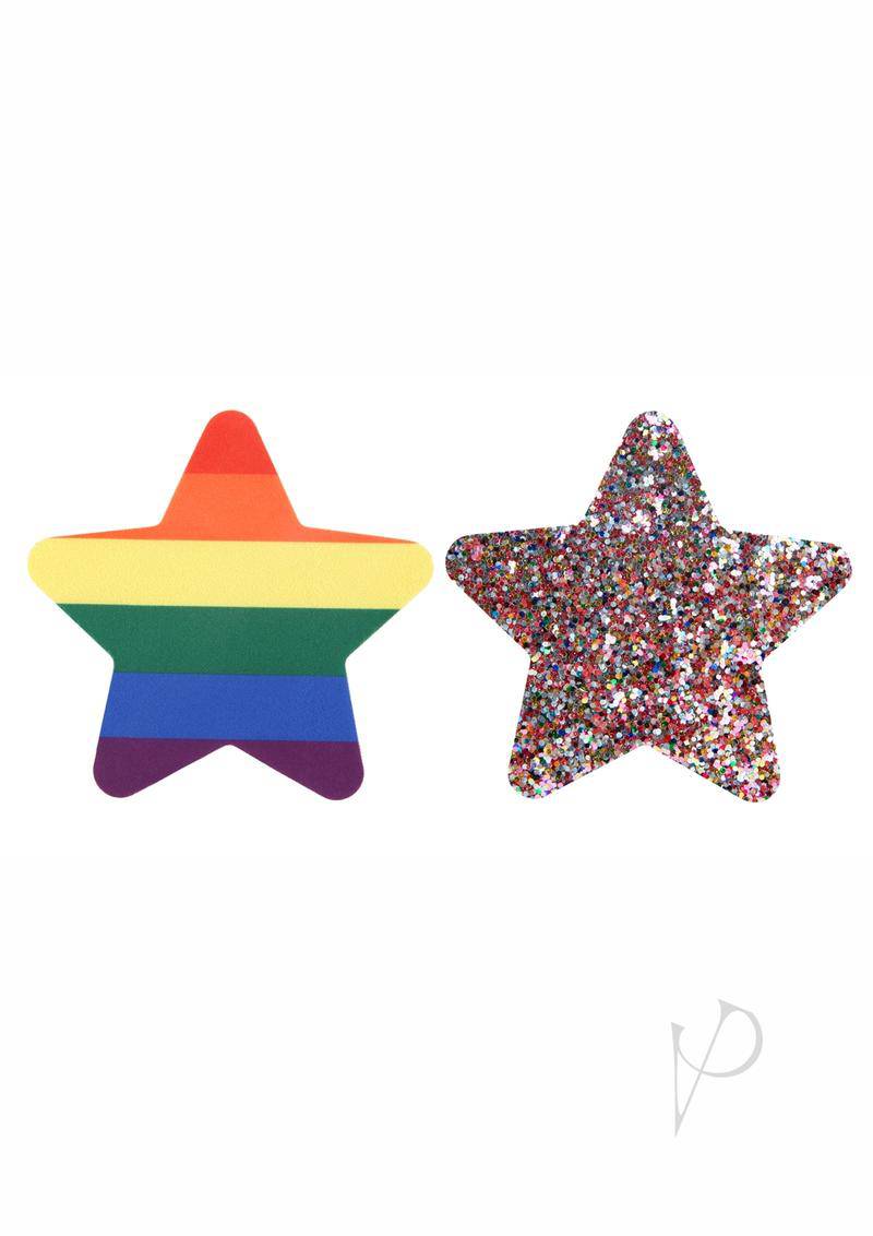 Peekaboo Pride Rainbow Glitter Stars - Chambre Rouge