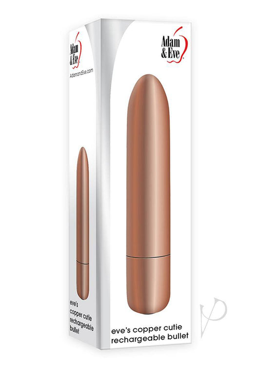 Adam andamp; Eve Eve`s Copper Cutie Rechargeable Bullet Vibrator - Copper