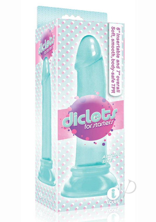 The 9`s - Diclets Jelly Dildo 7in - Aqua