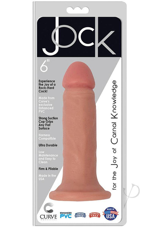 Jock Realistic Dildo 6in - Vanilla