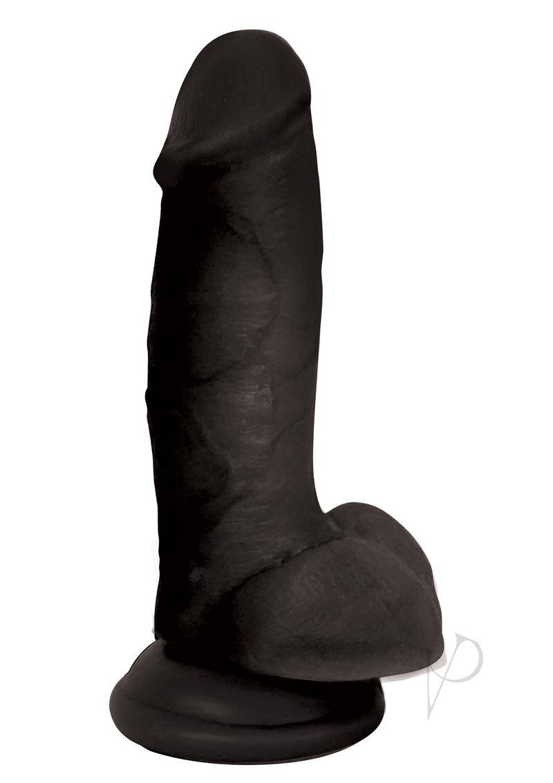 Jock Realistic Dong W/balls 7 Black - Chambre Rouge