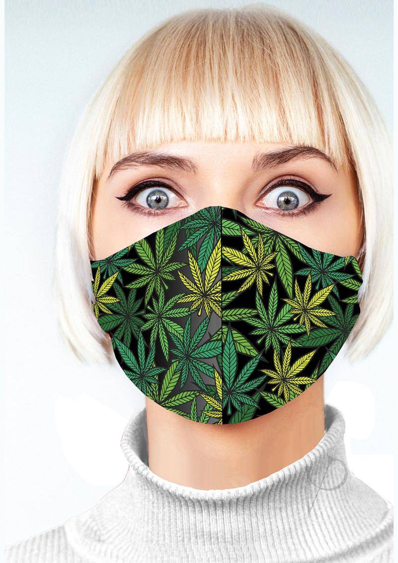 Super Fun Pot Leaf Mask - Chambre Rouge