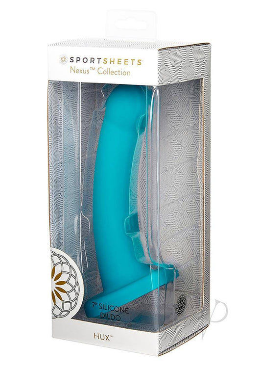 Nexus Collection By Sportsheets HUX Silicone Dildo 7in - Green