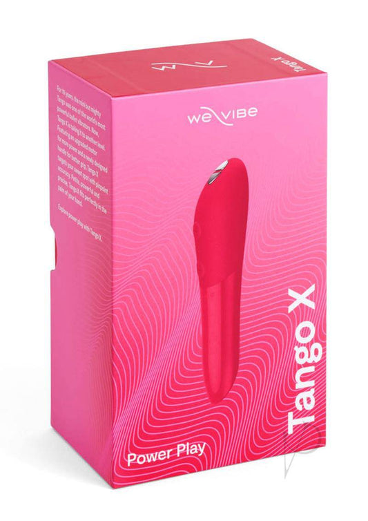 We-Vibe Tango X Rechargeable Clitoral Mini Bullet Vibrator - Cherry Red