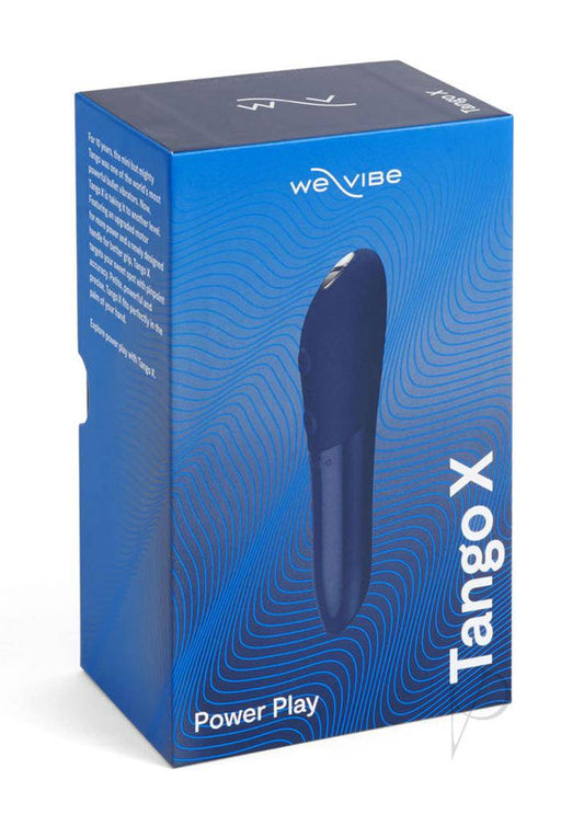 We-Vibe Tango X Rechargeable Clitoral Mini Bullet Vibrator - Midnight Blue