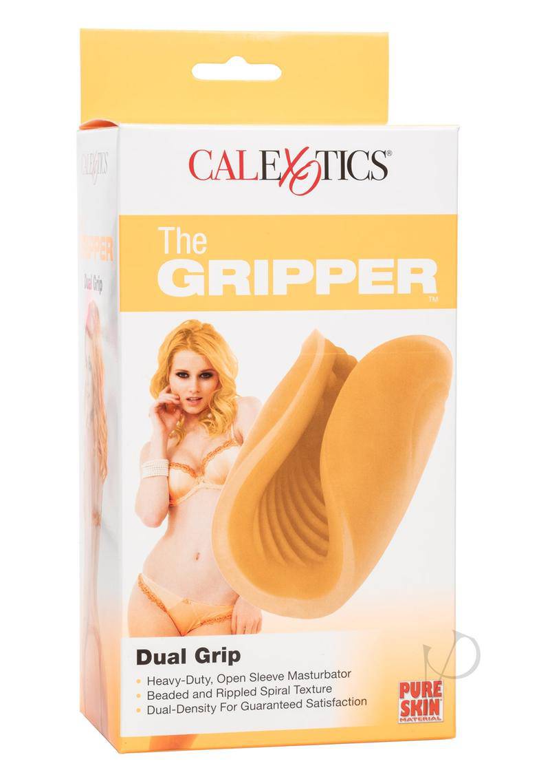 The Gripper Dual Grip Masturbator - Orange