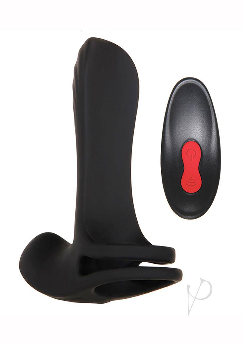 Zt Vibratin Girth Enhancer Blk/red - Chambre Rouge