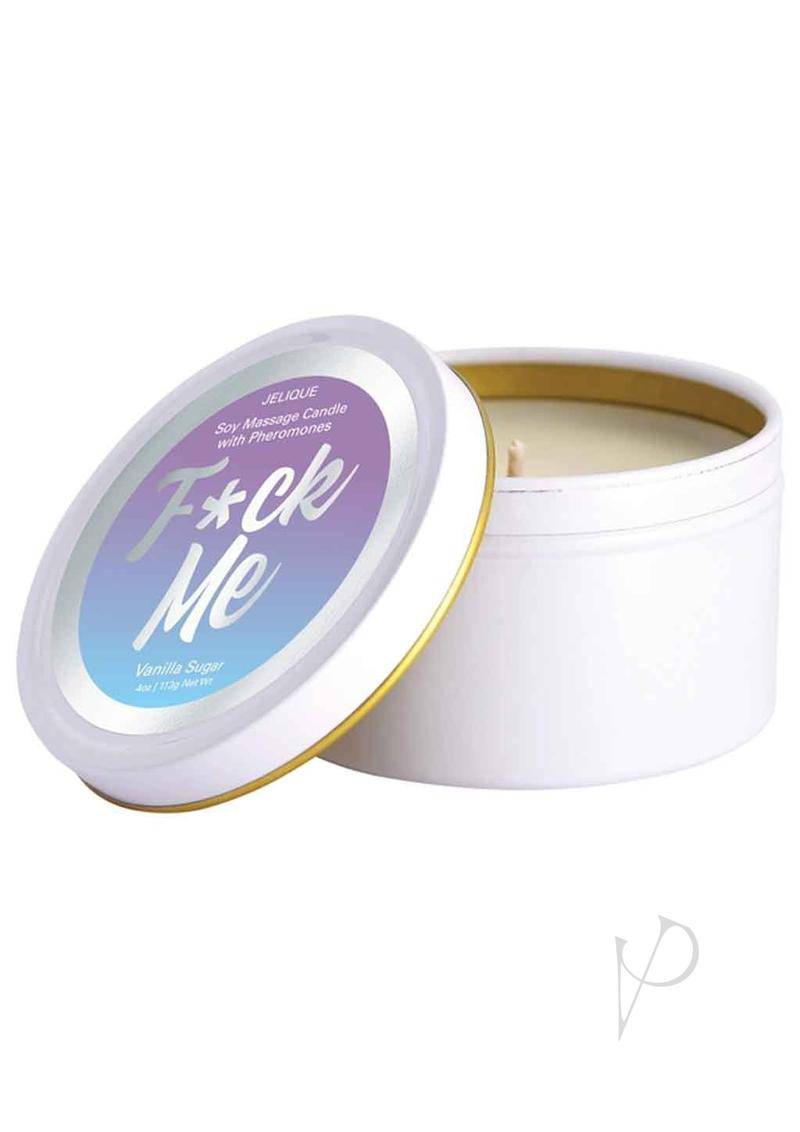 Massage Candle F Me Vanilla Sugar 4oz - Chambre Rouge