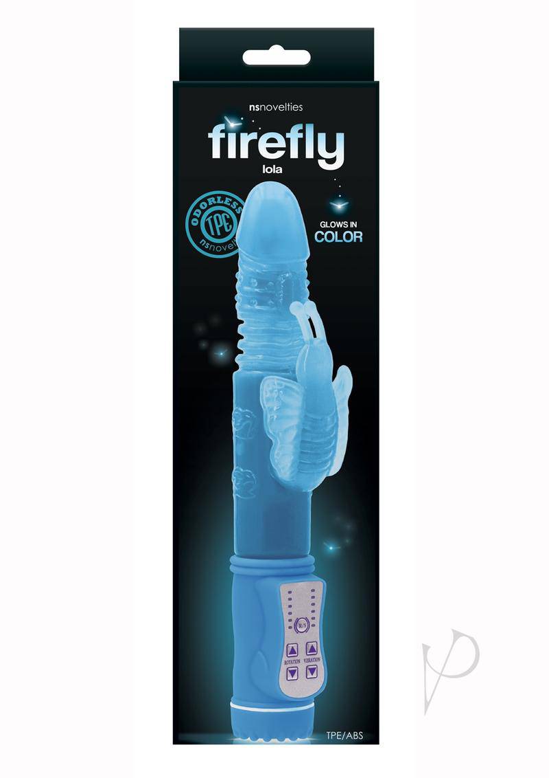 Firefly Lola Glow In The Dark Thrusting andamp; Rotating Rabbit - Blue