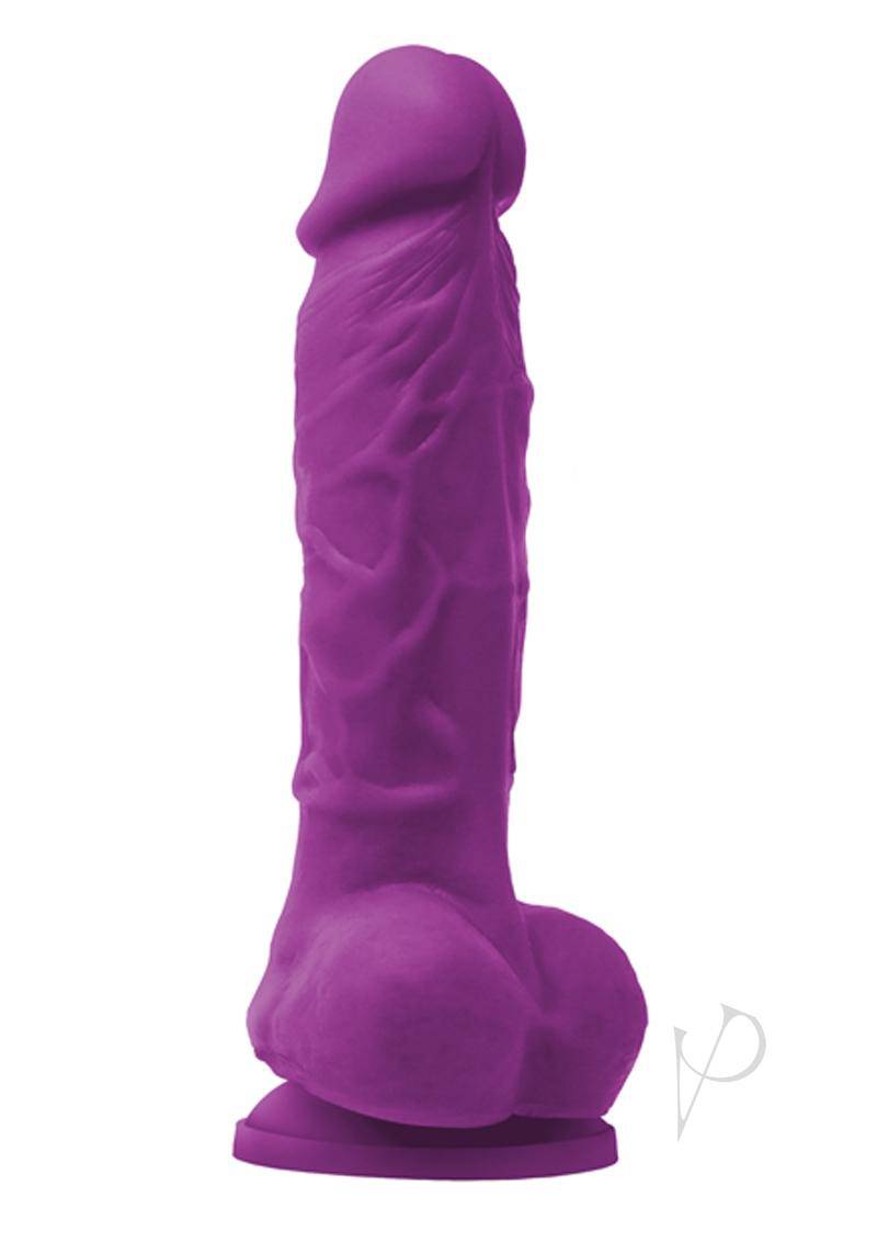 Colours Pleasures Dildo Vibe 5 Purple - Chambre Rouge