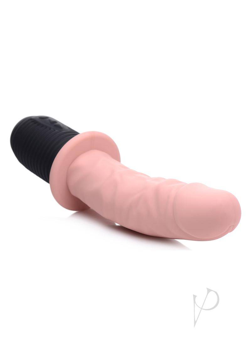 Ms 10x Vibe/thrust Dildo Vanilla - Chambre Rouge