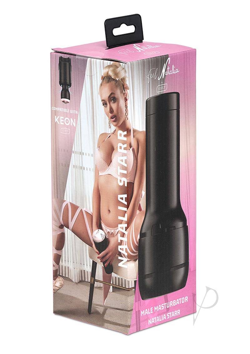 Kiiroo Feel Natalia Star Stroker Interactive Pussy Masturbator - Black/Vanilla