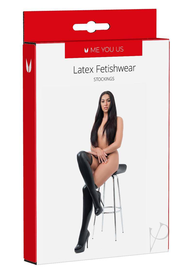 ME YOU US Latex Stockings - Small - Black