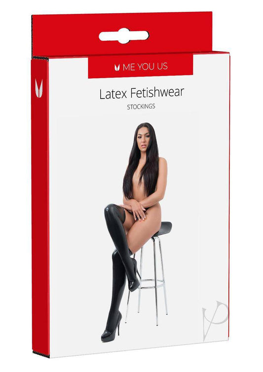 ME YOU US Latex Stockings - Medium - Black