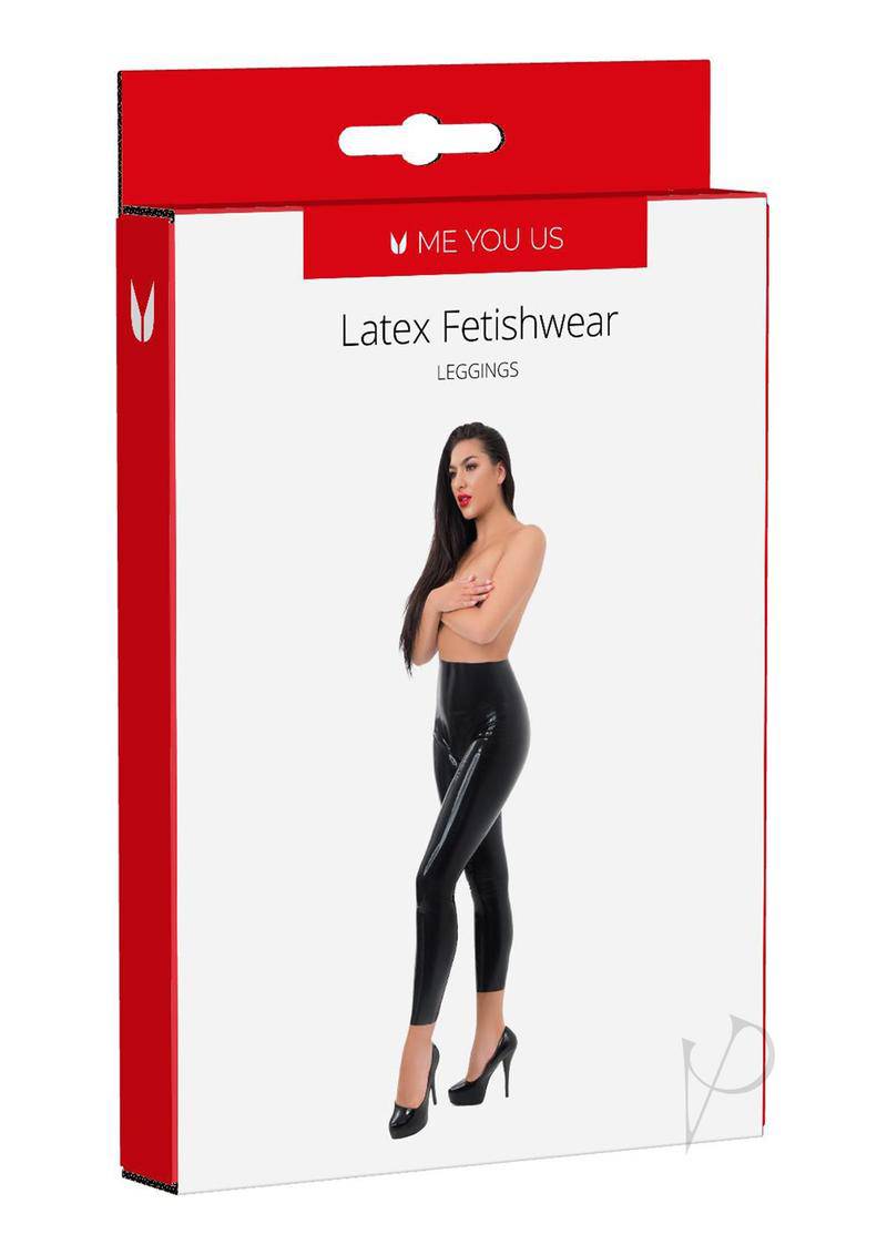 ME YOU US Latex Leggings - Large - Black