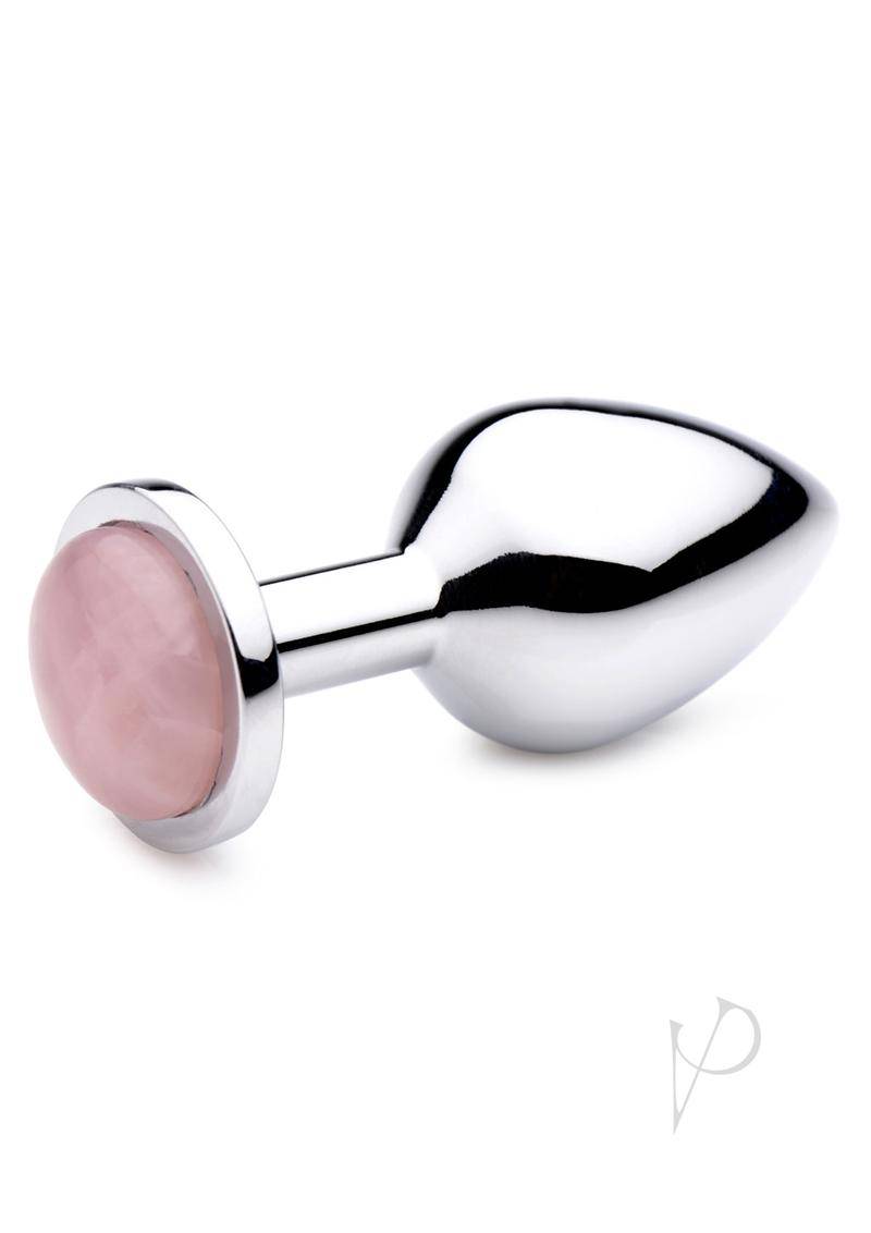 Booty Sparks Rose Quartz Gem Md Plug - Chambre Rouge