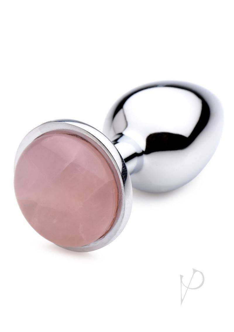 Booty Sparks Rose Quartz Gem Sm Plug - Chambre Rouge