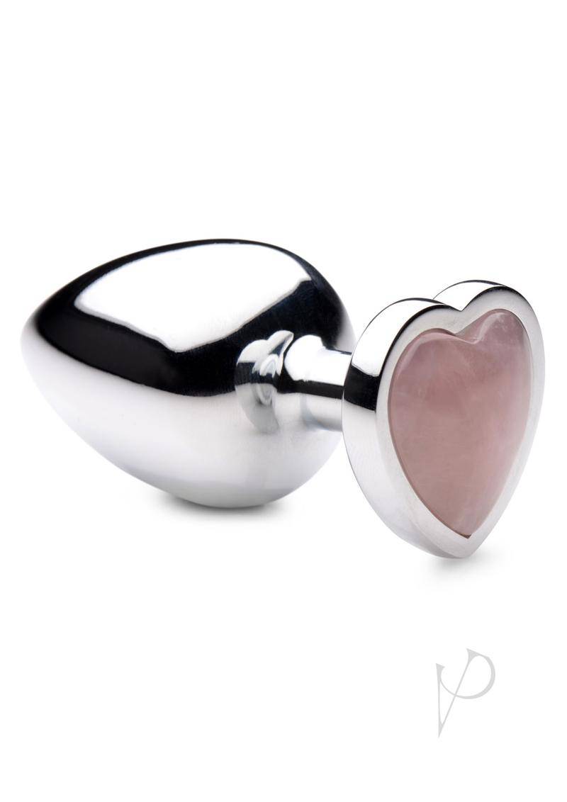 Booty Sparks Rose Quartz Heart Lg Plug - Chambre Rouge