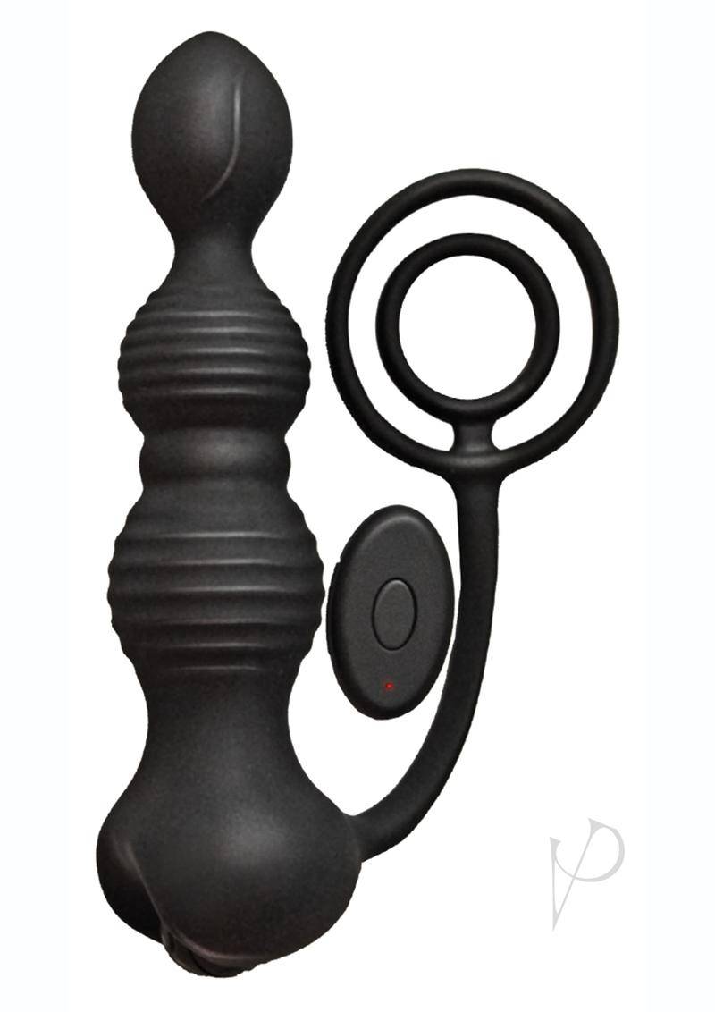 Anal-ese Remote Pleasure Plug/cring Blk - Chambre Rouge