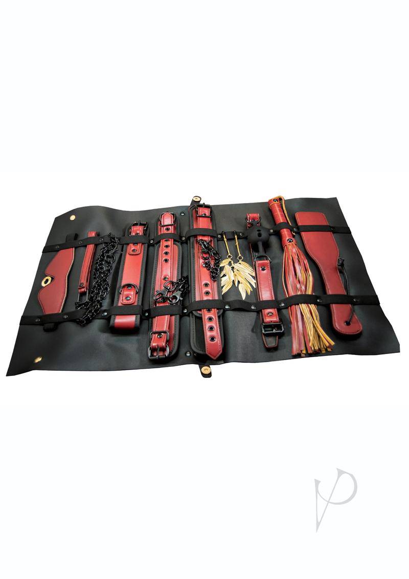 Traveler 10pc Restraintand Bondage Kit - Chambre Rouge