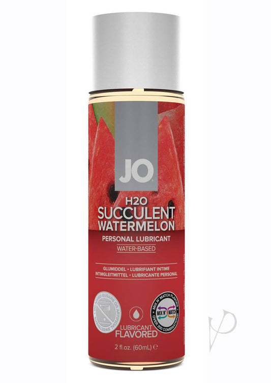 JO H2O Water Based Flavored Lubricant Succulent Watermelon 2oz