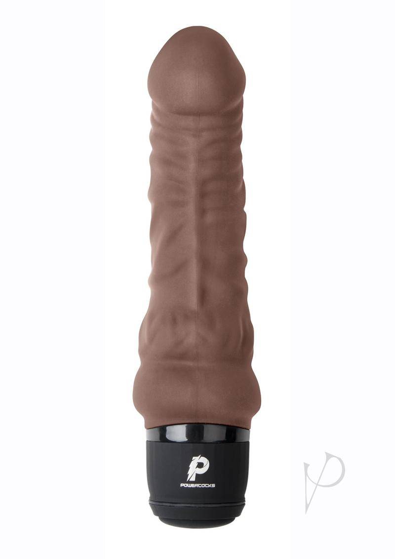 Pc Realistic Vibrator 6 Dk Brown - Chambre Rouge