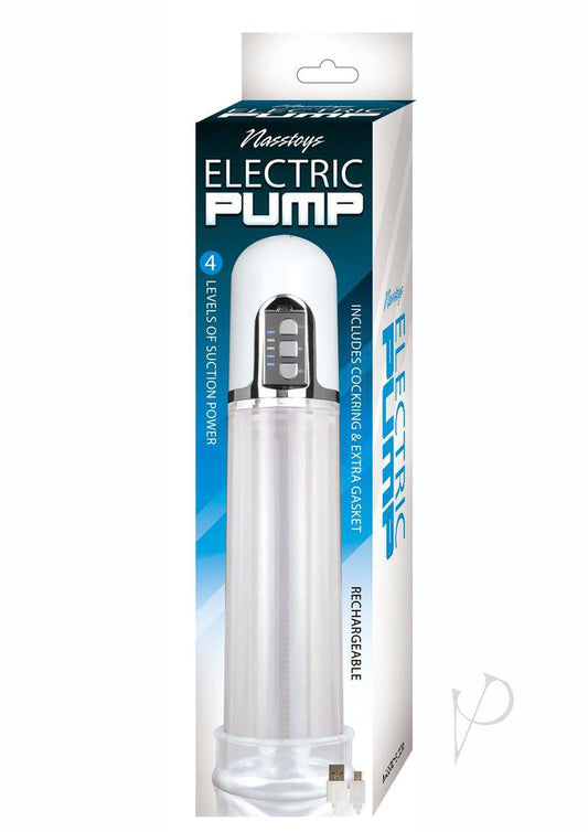 Electric Pump Rechargeable Penis Pump - Clear