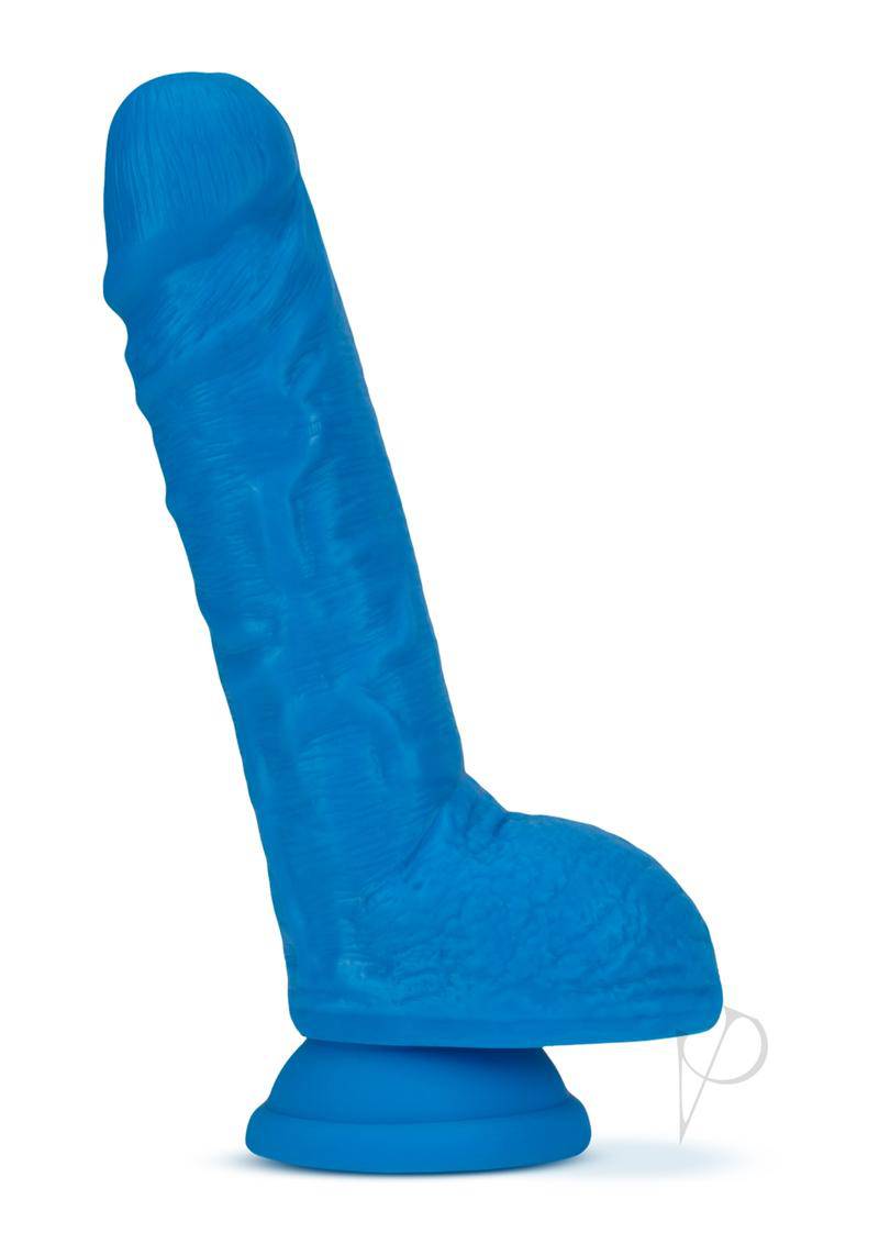 Neo Elite D Dense Cock W/balls 9 Blue - Chambre Rouge