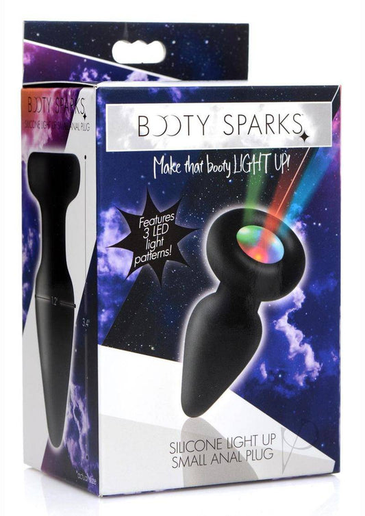 Booty Sparks Silicone Light-Up Anal Plug - Small