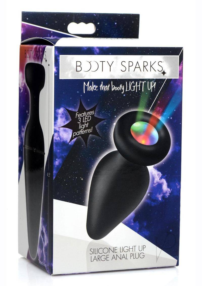 Booty Sparks Silicone Light-Up Anal Plug - Large