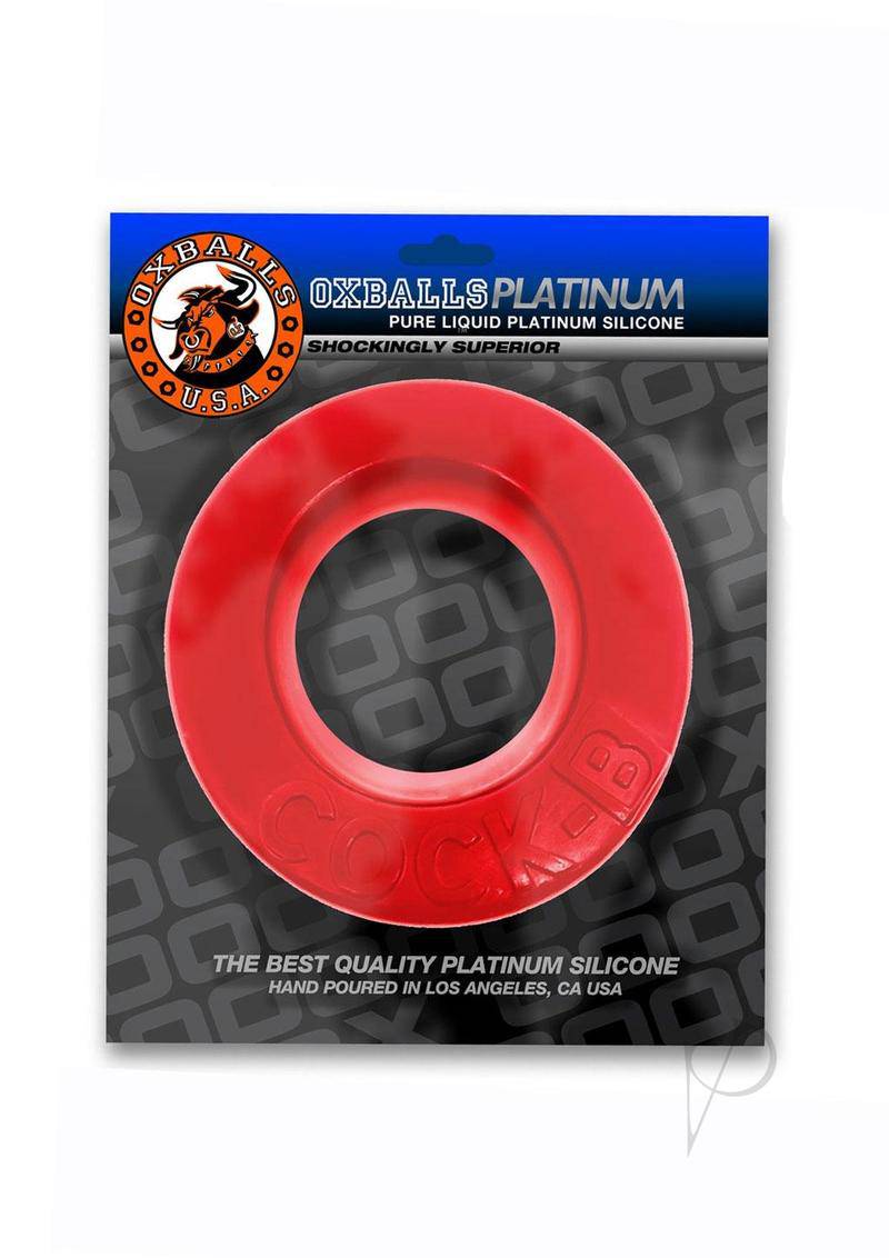 Cock-B Bulge Silicone Cock Ring - Red