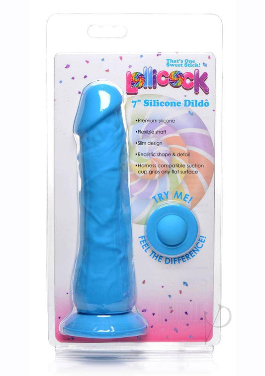 Lollicock Silicone Dildo 7in - Berry