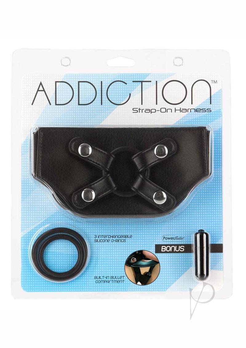 Addiction Strap-On Harness - One Size - Black