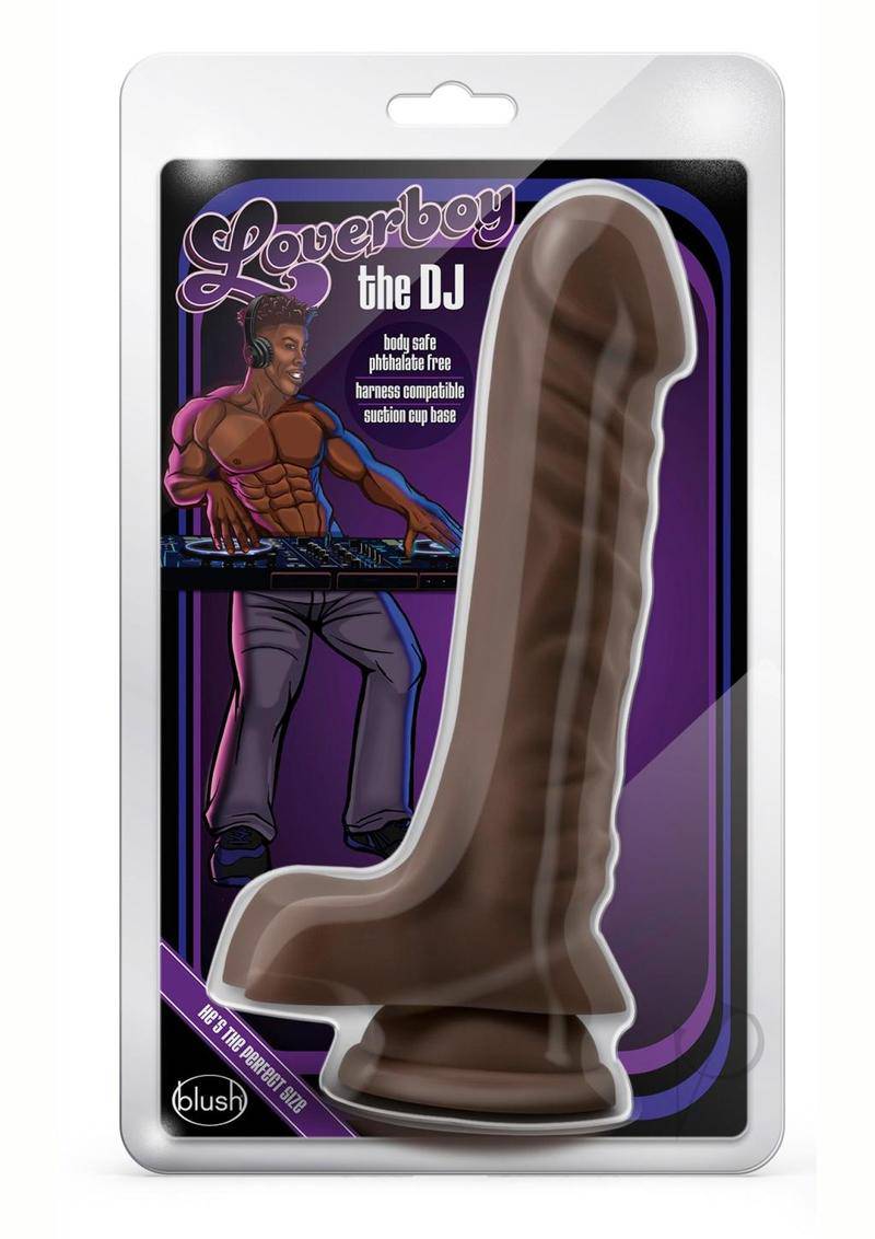 Loverboy The DJ Dildo 9in - Chocolate