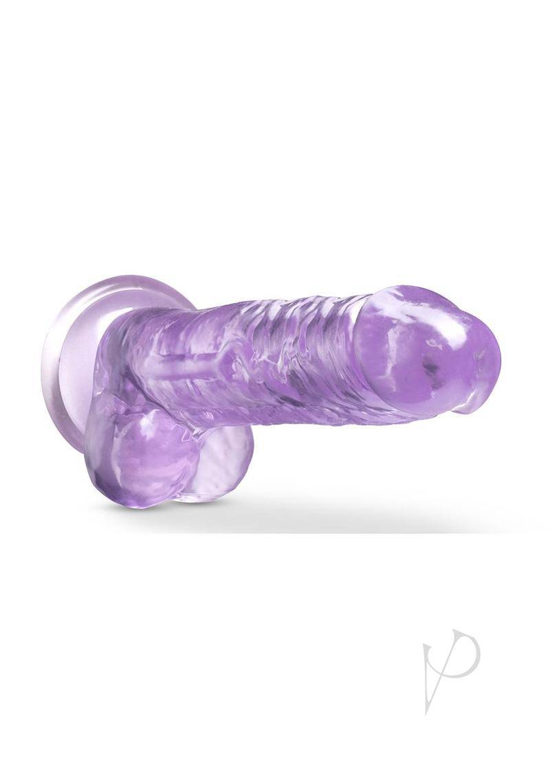 Naturally Yours Crystalline Dildo 7in - Amethyst - Chambre Rouge