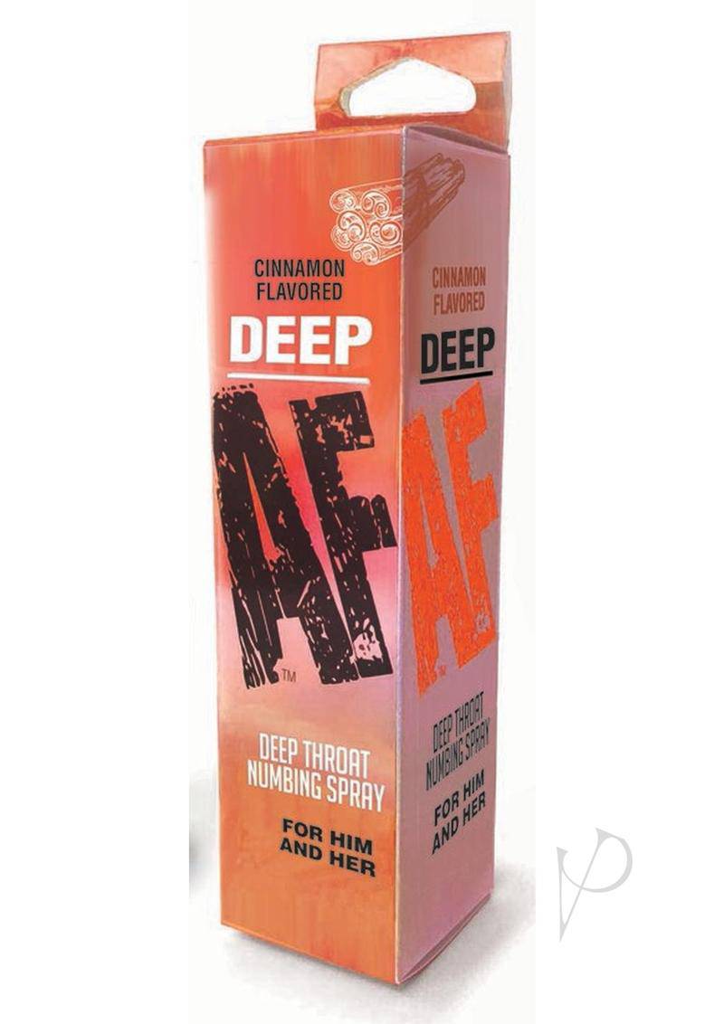 Deep AF Numbing Throat Spray - Cinnamon