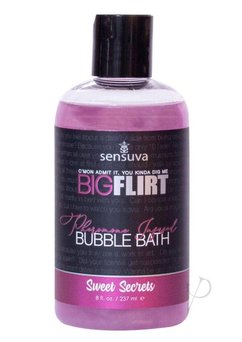 Big Flirt Pheromone Bubble Bath 8oz - Sweet Secrets