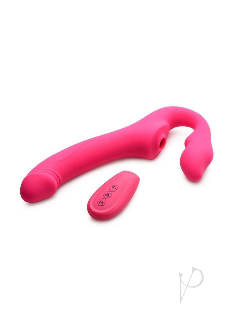 Strap U Licking Vibe Strapless Pink - Chambre Rouge