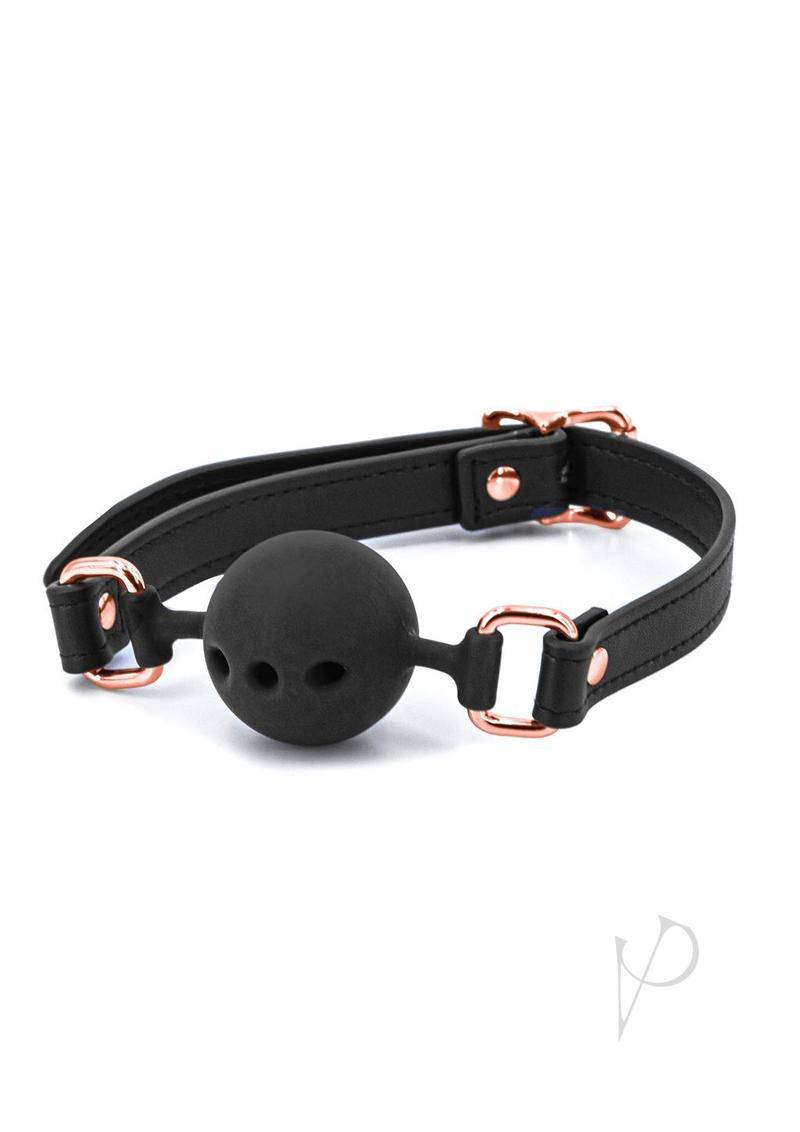 Bondage Couture Ball Gag Black - Chambre Rouge