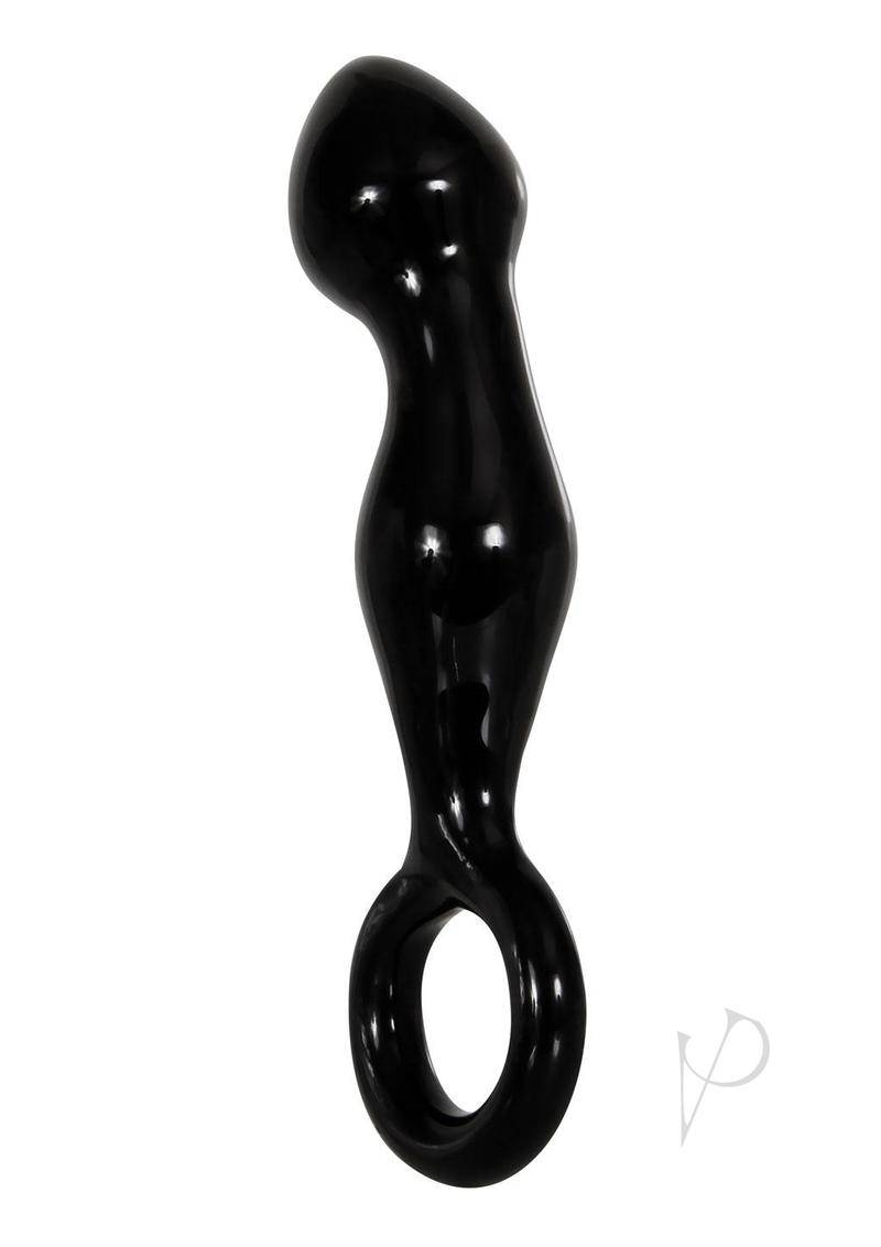 Aande Adams Glass Prostate Massager Black - Chambre Rouge