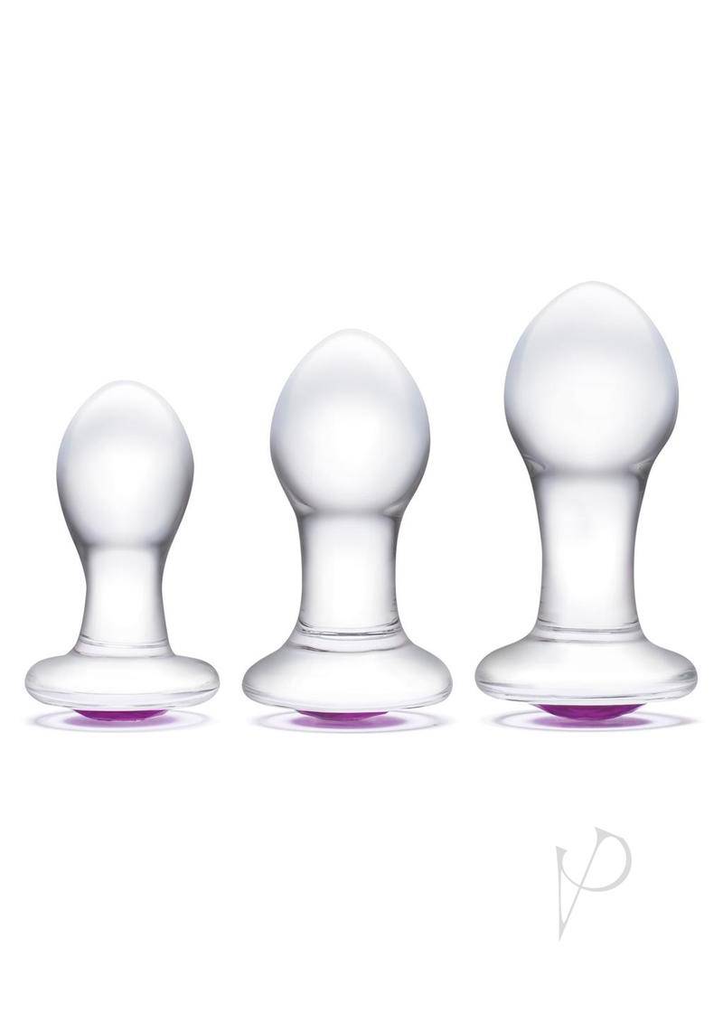 Bling Bling Anal Training Kit 3pc Clear - Chambre Rouge