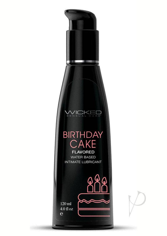 Wicked Aqua Water Based Flavored Lubricant Birthday Cake 4oz