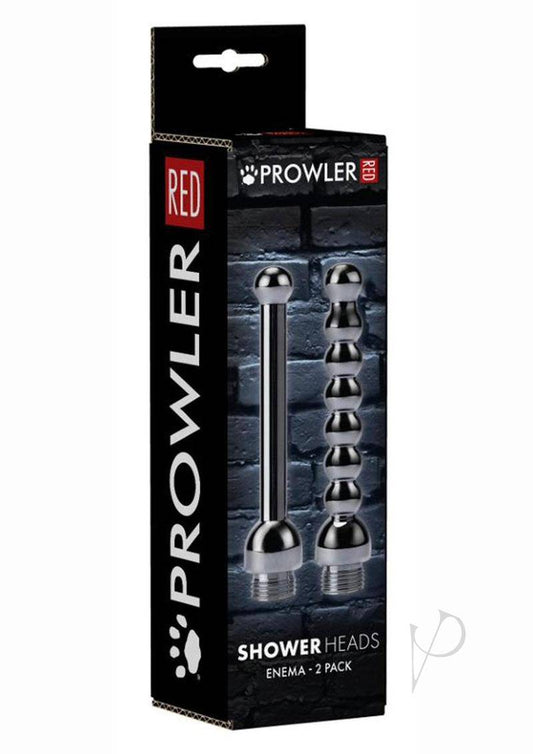 Prowler RED Shower Heads (2 Pack) Stainless Steel - Chambre Rouge