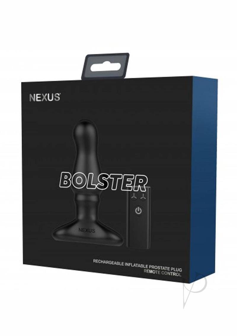 Nexus Bolster Rechargeable Silicone Vibrating Prostate Plug - Black