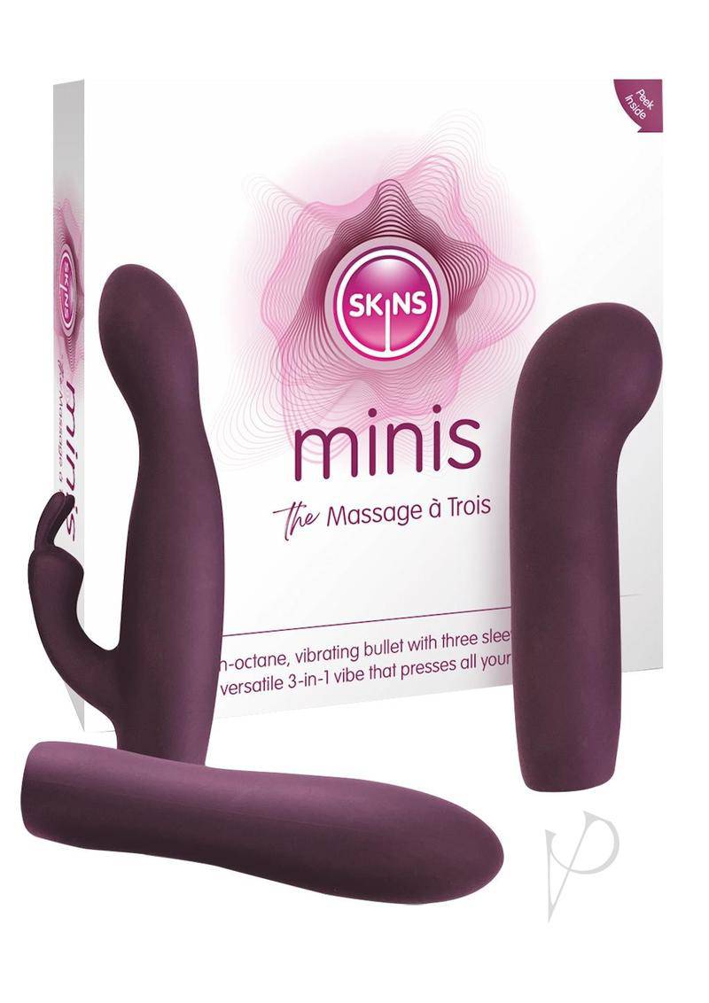 Skins Mini`s Massage A Trois - White/Magenta