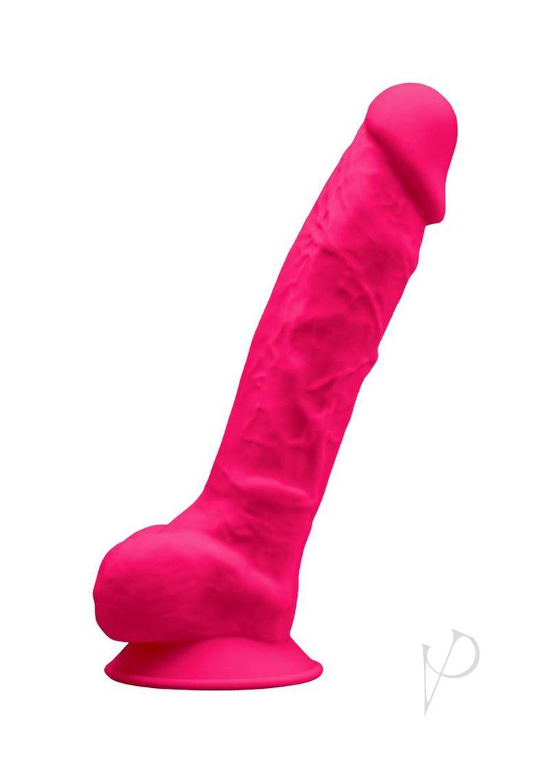 SilexD Model 3 XD04 Silicone Realistic Dual Dense Dildo 8in - Pink - Chambre Rouge