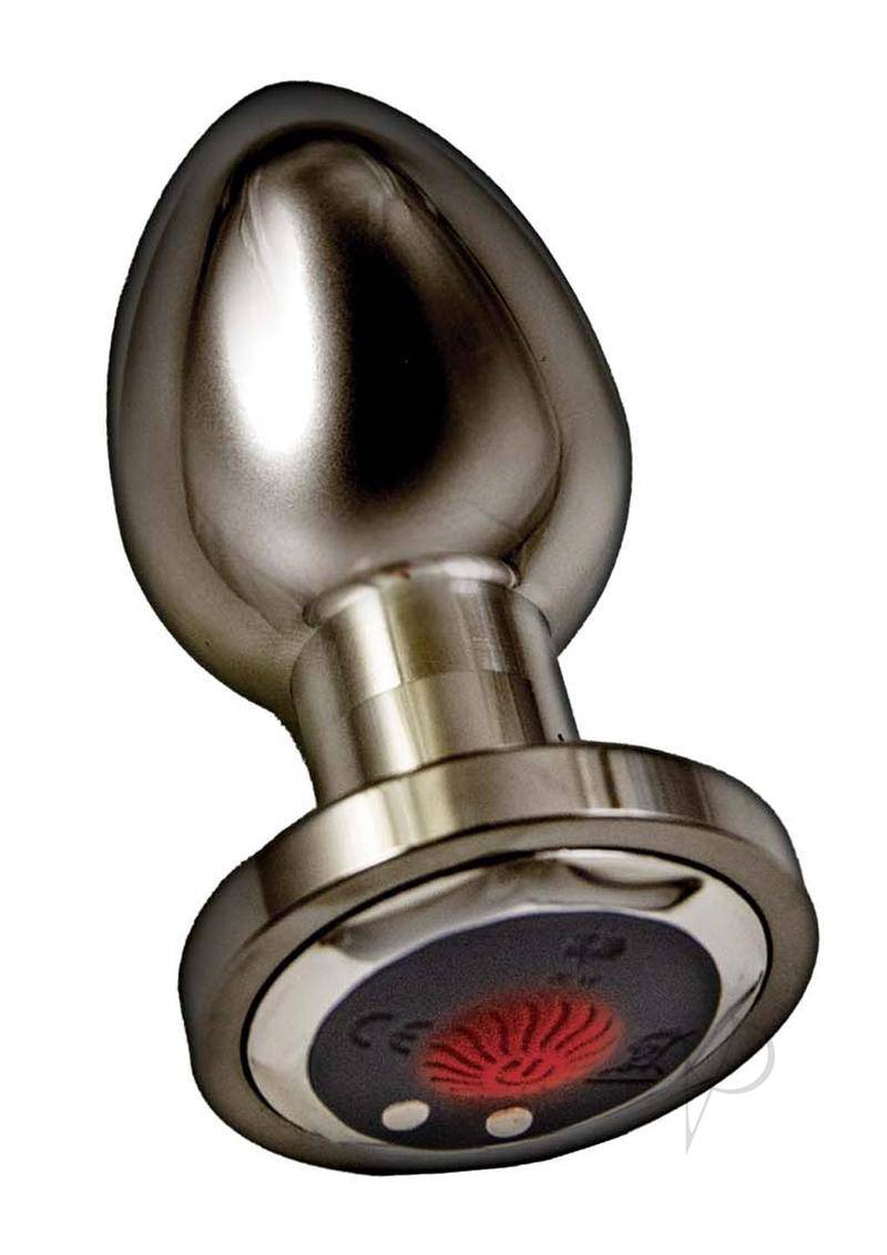 Ass-sation Remote Vibe Metal Plug Black - Chambre Rouge