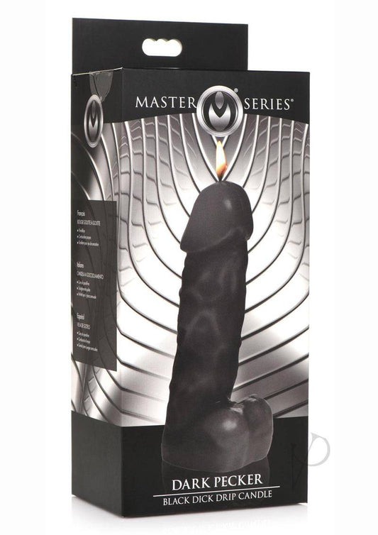 Master Series Dark Pecker Black Dick Drip Candle